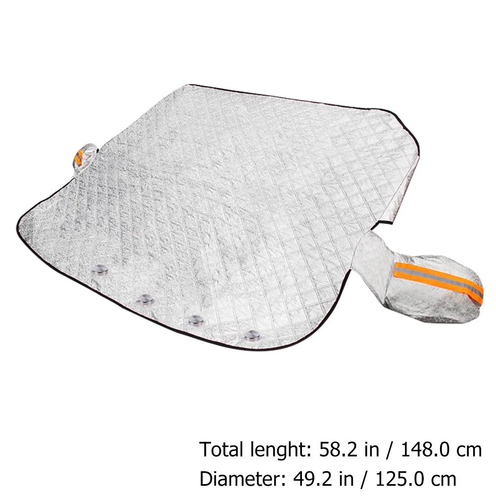 1pc Front Windshield Snow Cover Car Frost Protector PE Cotton Non Woven Fabric Thick Durable Foldable Storage Easy To Use Winter
1pc Front Windshield Snow Cover Car Frost Protector PE Cotton Non Woven Fabric Thick Durable Foldable Storage Easy To Use Winter