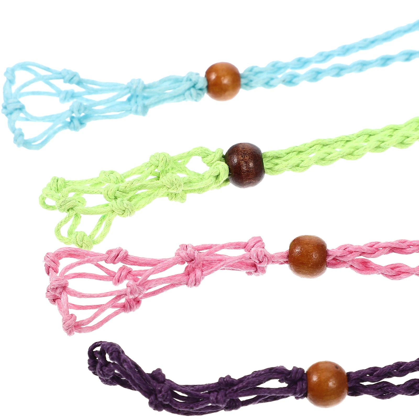 4 Pcs Necklace Necklace Cord Stone Holder Pendant Cords Adjustable Extender Stone Cage Holder Woven Neck Decor Accessory Retro
4 Pcs Necklace Necklace Cord Stone Holder Pendant Cords Adjustable Extender Stone Cage Holder Woven Neck Decor Accessory Retro