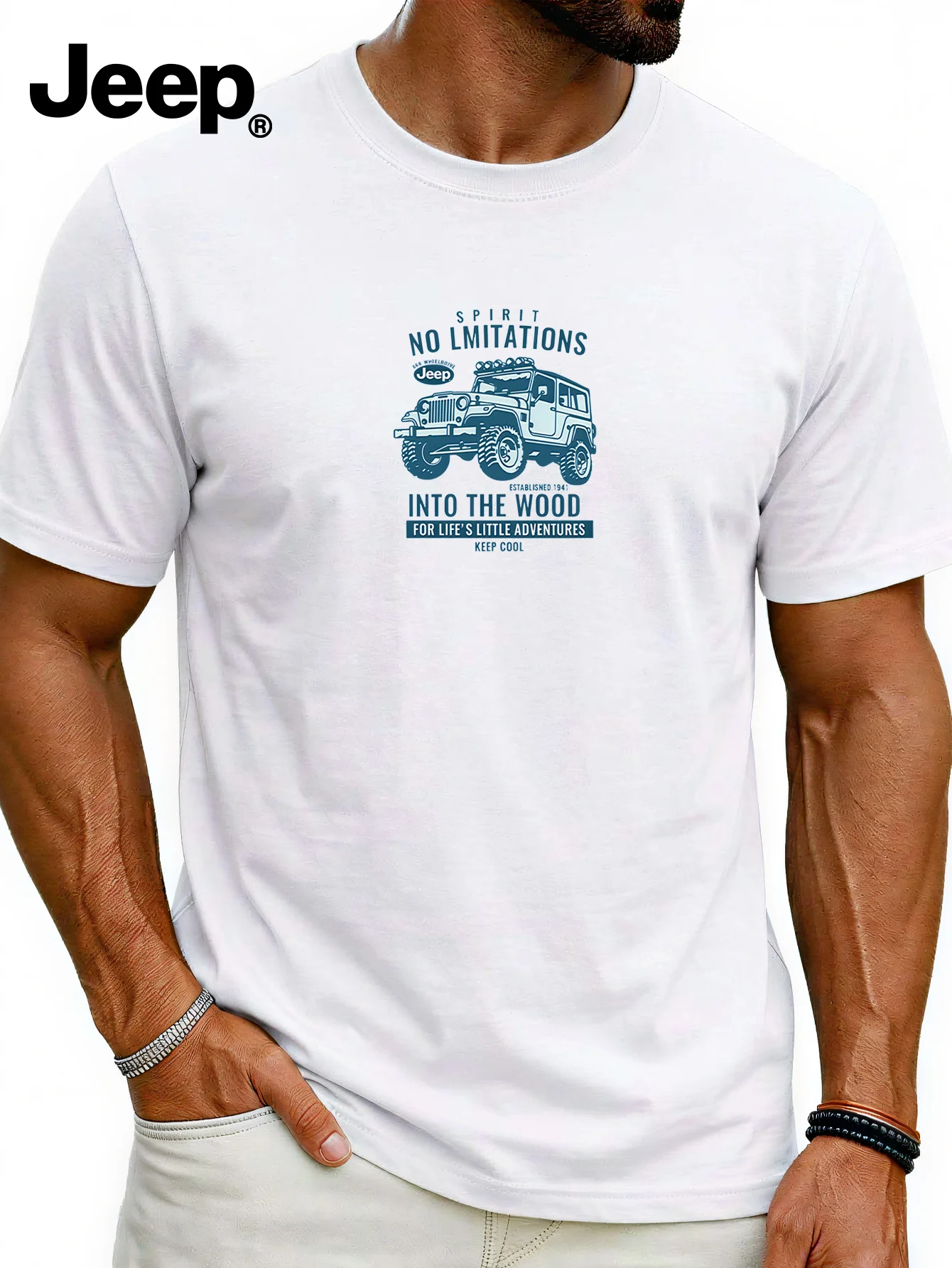 Jeep Men's American Classic Outdoor Sports T-shirt Short Sleeve Breathable High Quality Comfortable Running Training T-shirt
Jeep Men's American Classic Outdoor Sports T-shirt Short Sleeve Breathable High Quality Comfortable Running Training T-shirt