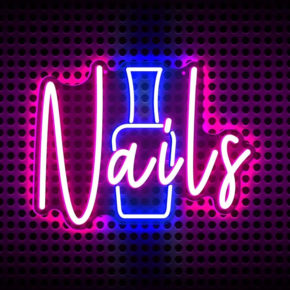 Nails Neon Sign USB Power Led Neon Light for Bedroom Living Room Bar Nails Suitable Salon Beauty Room Wall Decor Opening Gift
Nails Neon Sign USB Power Led Neon Light for Bedroom Living Room Bar Nails Suitable Salon Beauty Room Wall Decor Opening Gift