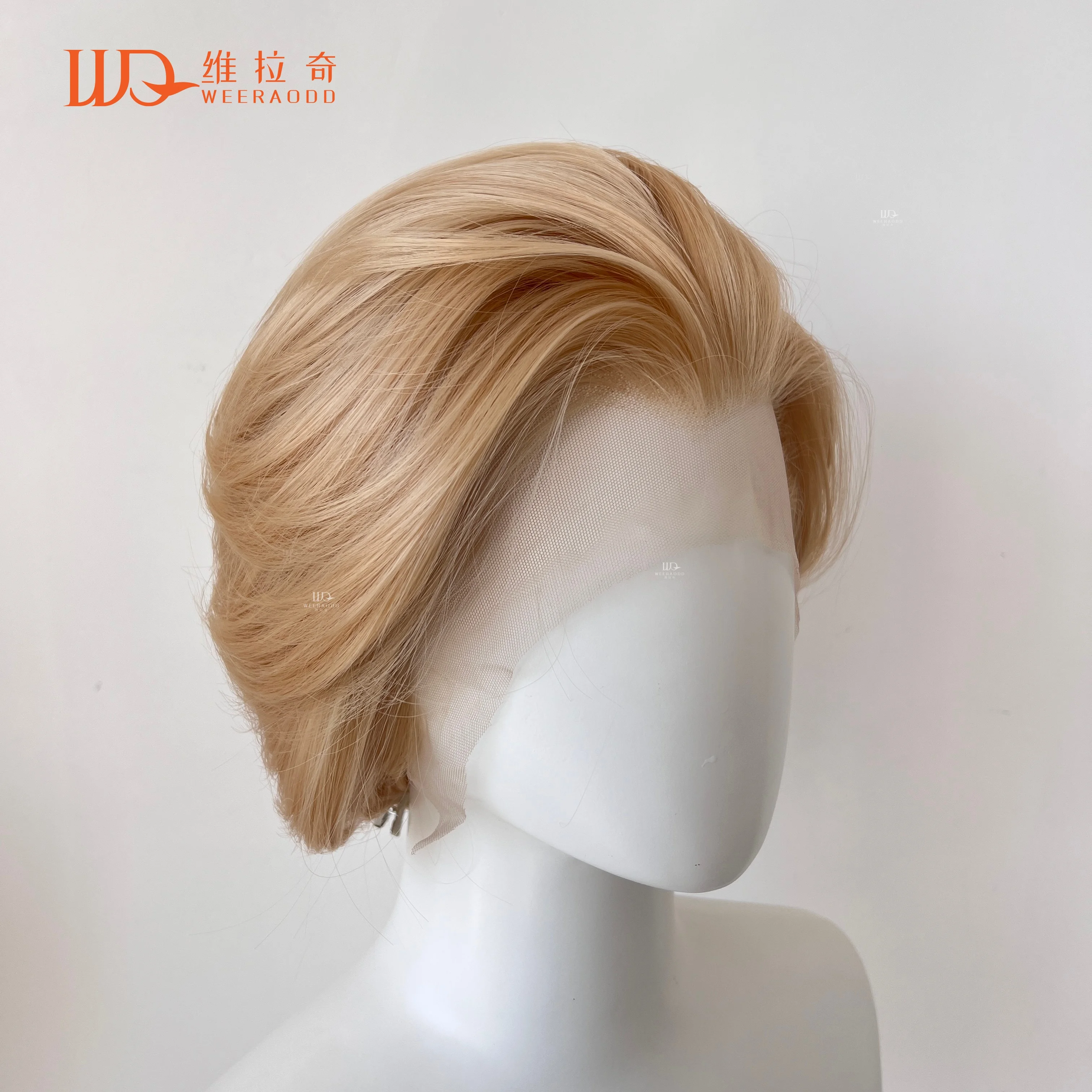 Widow‘s Peak Golden Blonde Synthetic Wigs for Men 13x4Lace Front Wigs Short Bob Cut Cosplay Wigs for Women 150% Density Glueles
Widow‘s Peak Golden Blonde Synthetic Wigs for Men 13x4Lace Front Wigs Short Bob Cut Cosplay Wigs for Women 150% Density Glueles