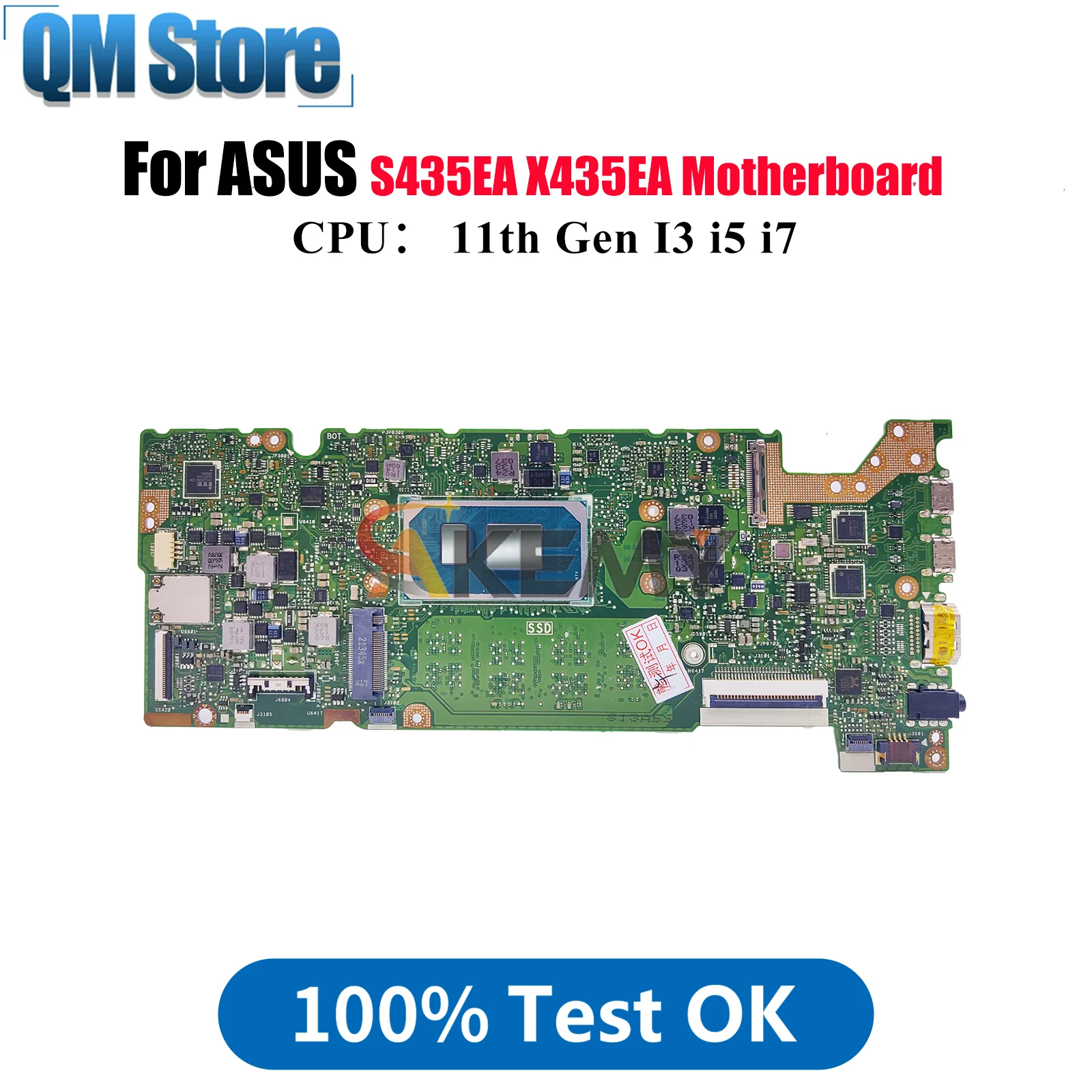 X435EA Laptop Motherboard For ASUS VivoBook X435E S435EA X435EA Notebook Mainboard With 11th Gen I3 i5 i7 tests OK fast shipping
X435EA Laptop Motherboard For ASUS VivoBook X435E S435EA X435EA Notebook Mainboard With 11th Gen I3 i5 i7 tests OK fast shipping