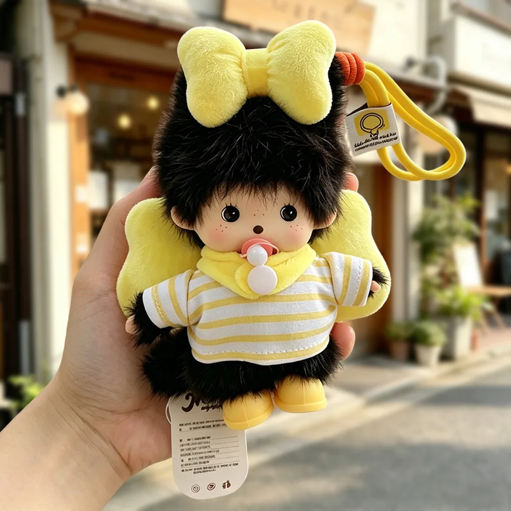 Cute Mengqiqi Plush Pendant Yellow and White Stripe Bow Set Trendy Toy Accessories Fashion Plush Small Pendant Keychain Gift
Cute Mengqiqi Plush Pendant Yellow and White Stripe Bow Set Trendy Toy Accessories Fashion Plush Small Pendant Keychain Gift
