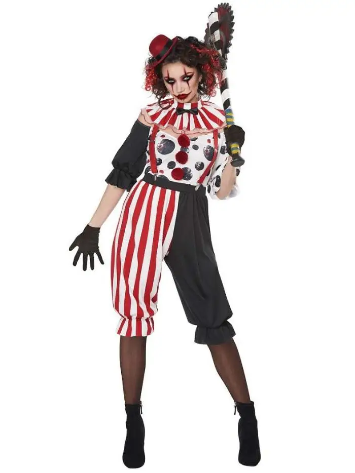 Halloween Zombie Clown Costume Women's Ethnic Stage Wear Traditional Chinese Custom Made Outfit for Autumn Season
Halloween Zombie Clown Costume Women's Ethnic Stage Wear Traditional Chinese Custom Made Outfit for Autumn Season