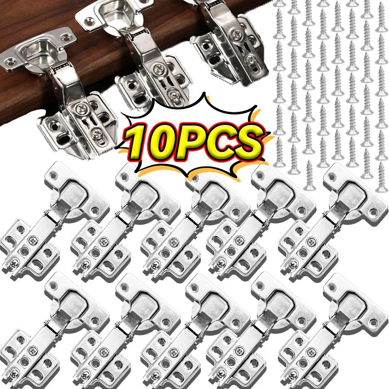 10/1Pcs Hinges Stainless Steel Cabinet Door Damper Buffer Soft Close Quiet Wardrobe Door Concealed Hinges with Screws Hardware
10/1Pcs Hinges Stainless Steel Cabinet Door Damper Buffer Soft Close Quiet Wardrobe Door Concealed Hinges with Screws Hardware