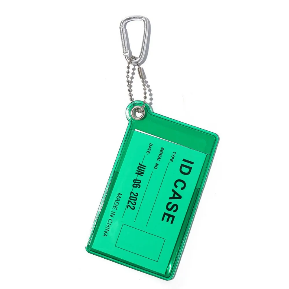 Practical Portable Credential Holder Trendy PVC ID Card Case Keyring Bag Keychain Gifts
Practical Portable Credential Holder Trendy PVC ID Card Case Keyring Bag Keychain Gifts