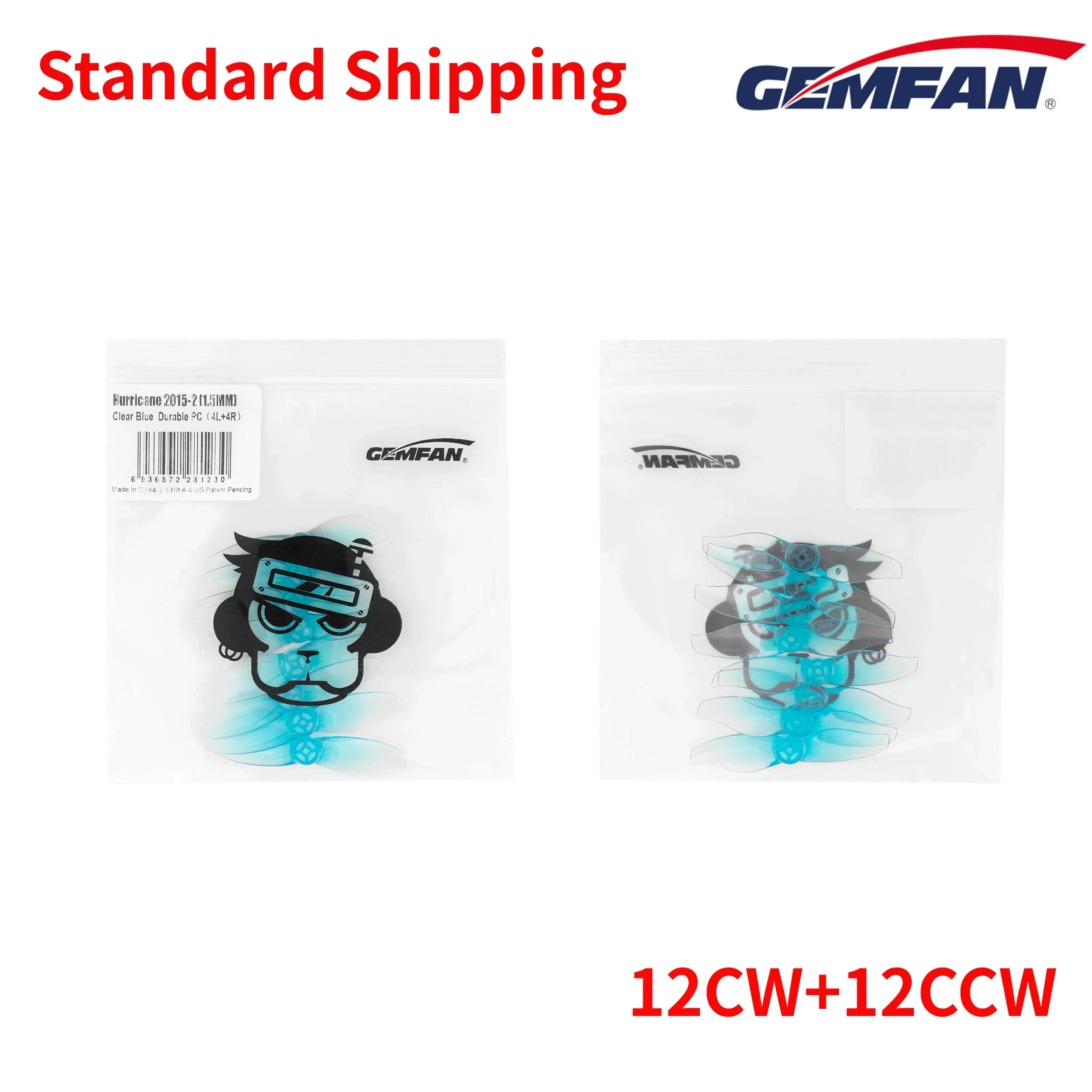 12 пар (12CW + 12CCW) Gemfan Hurricane 2015 - 2-дюймовый 2-лопастной пропеллер 1 мм / 1,5 мм
12 пар (12CW + 12CCW) Gemfan Hurricane 2015 - 2-дюймовый 2-лопастной пропеллер 1 мм / 1,5 мм