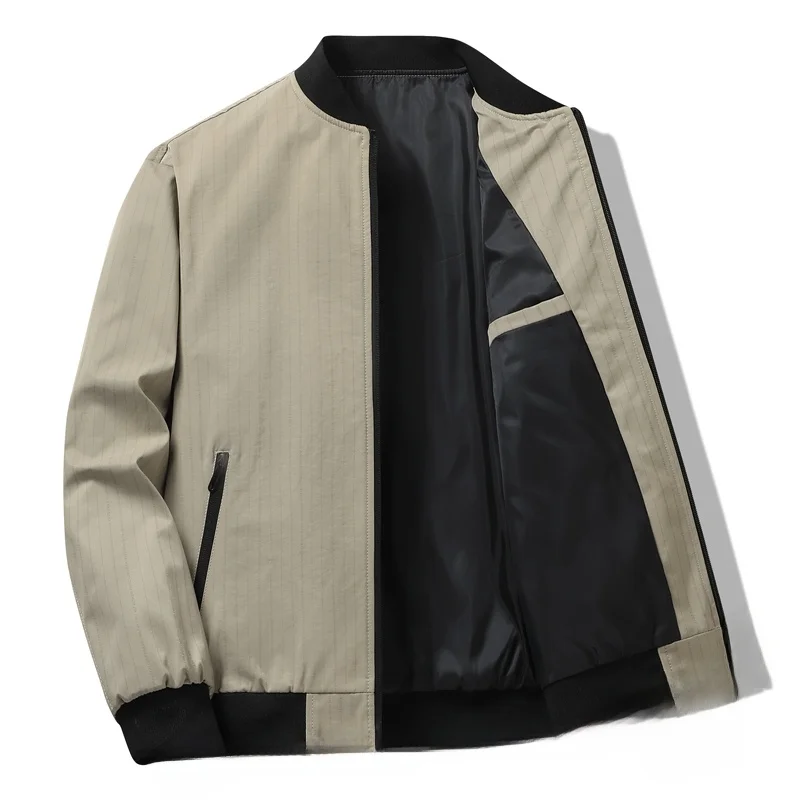 Loose Fit Baseball Collar Jaet for Men Spring Autumn Versatile Youth Faion Outerwear Polyester Fiber Zipper Closure Long ...
Loose Fit Baseball Collar Jaet for Men Spring Autumn Versatile Youth Faion Outerwear Polyester Fiber Zipper Closure Long ...