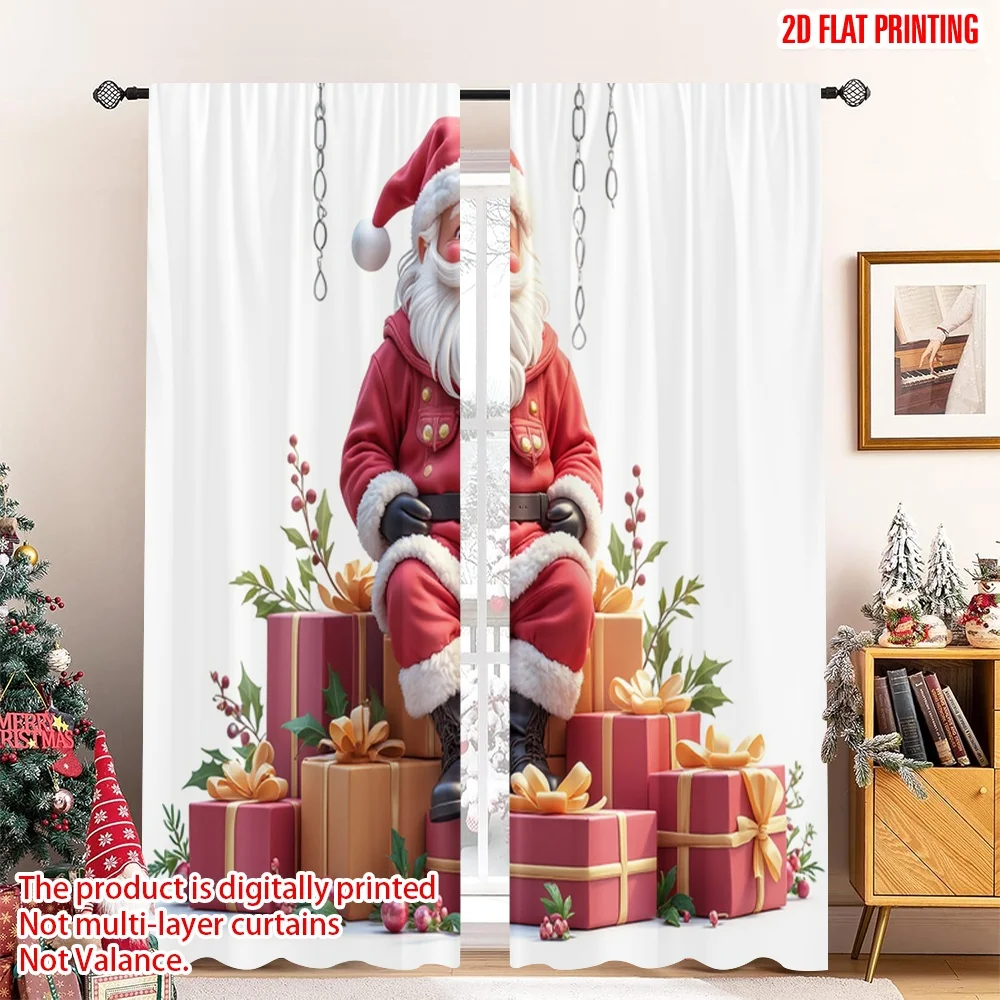 2pcs 2D flat printing Merry Christmas Popular Window Curtains Santa Claus Christmas Gift Present 100% Polyester Without
2pcs 2D flat printing Merry Christmas Popular Window Curtains Santa Claus Christmas Gift Present 100% Polyester Without