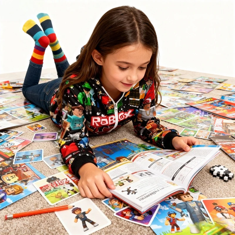 Hot Game ROBLOX Series Cartoon Figure Printed Hooded Zipper Sweatshirt Leisure Hooded Jacket Boys and Girls Winter Clothing Gift
Hot Game ROBLOX Series Cartoon Figure Printed Hooded Zipper Sweatshirt Leisure Hooded Jacket Boys and Girls Winter Clothing Gift