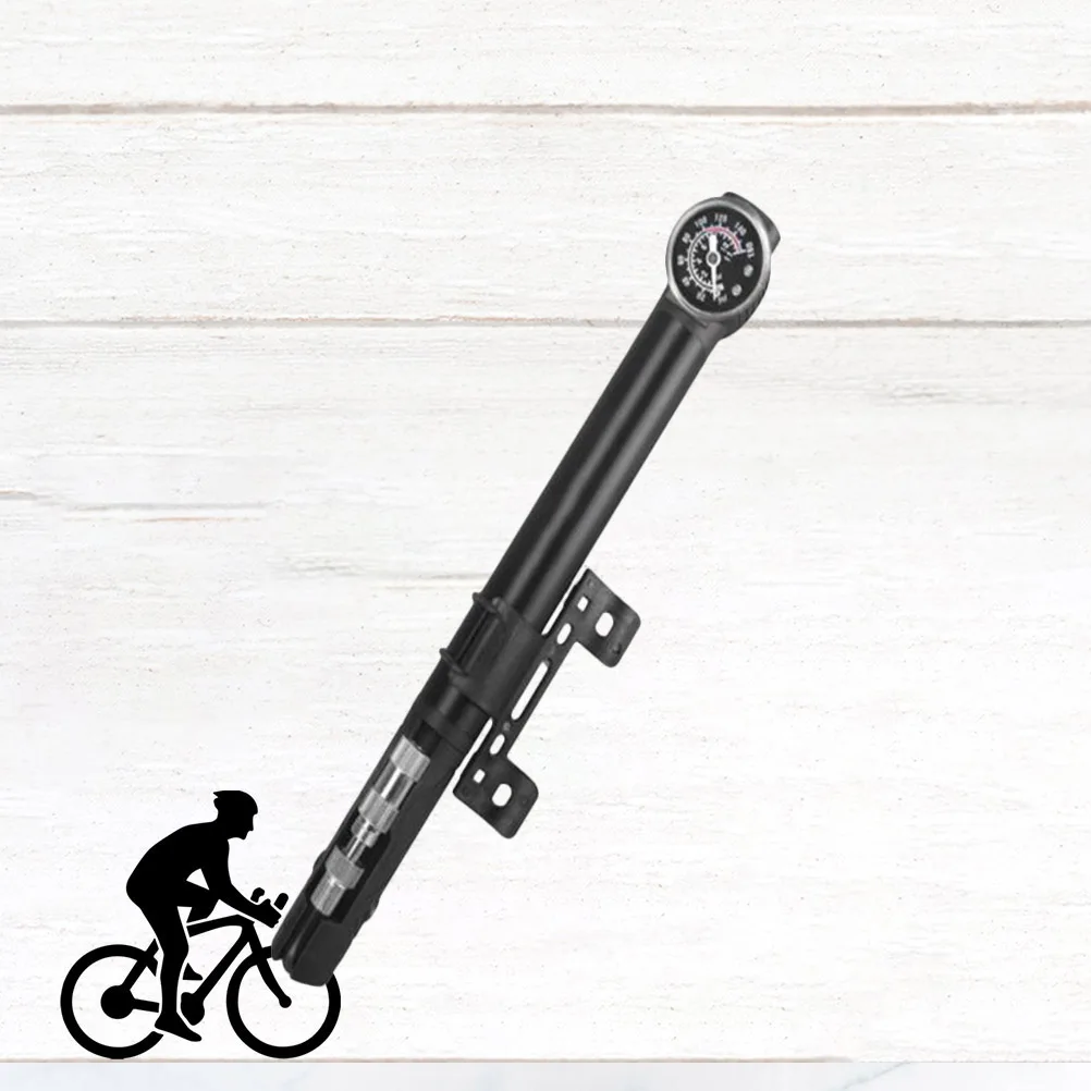 1 Set of High Pressure Mini Portable Pump Aluminium Alloy Air Pump Road Bike Tire Inflator with Pressure Gage (Black)
1 Set of High Pressure Mini Portable Pump Aluminium Alloy Air Pump Road Bike Tire Inflator with Pressure Gage (Black)