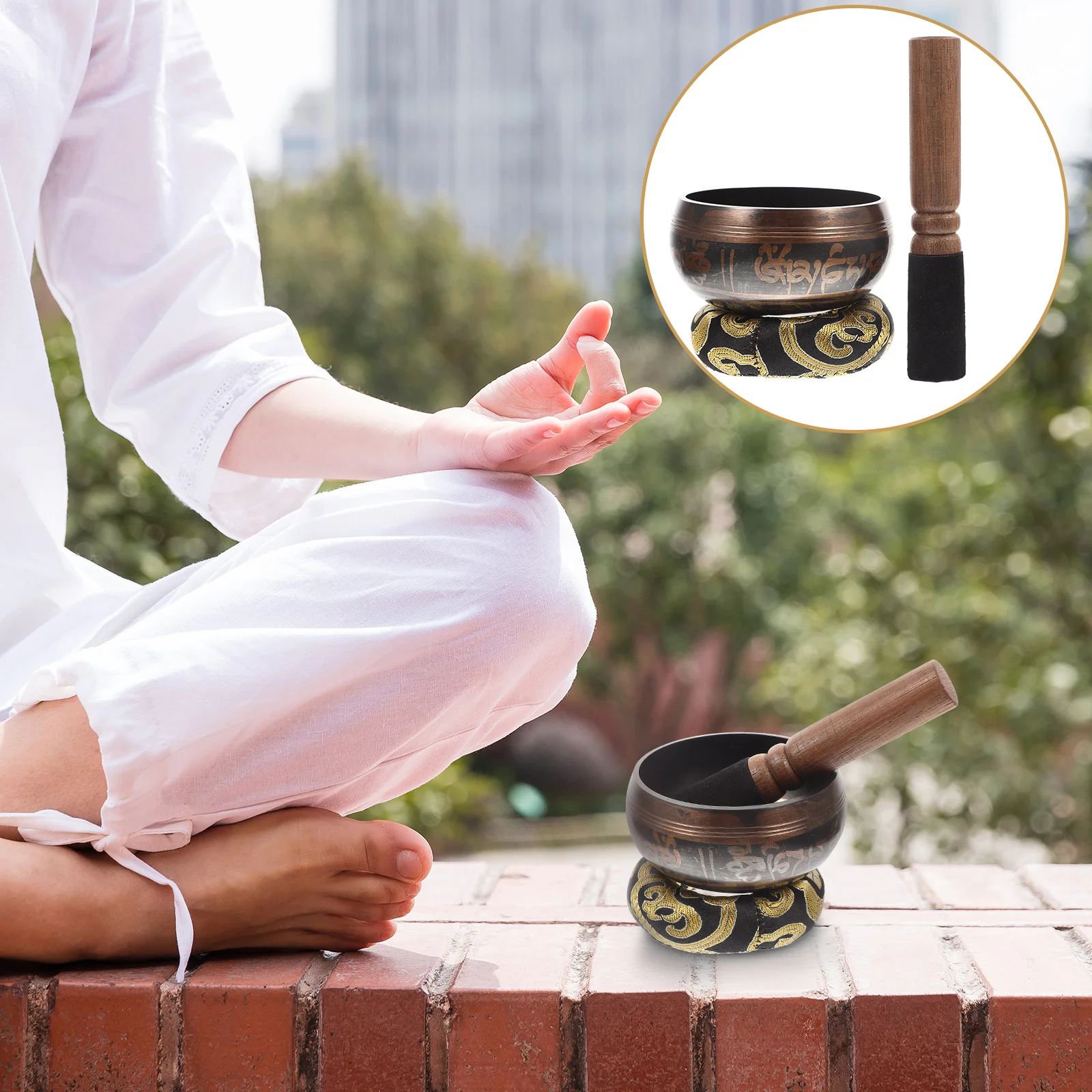 1 set Singing Set With Cushion Mallet For Meditation Yoga Relaxation Prayers Tibetan Sound Accessories Zen Bowl Copper Bowl
1 set Singing Set With Cushion Mallet For Meditation Yoga Relaxation Prayers Tibetan Sound Accessories Zen Bowl Copper Bowl