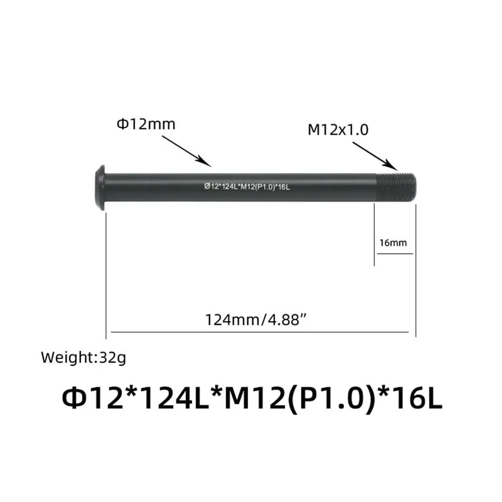 Bike Thru Axle Front Rear Thru Axle 12mm 124L 168L 174L P1.0 Bicycle Cycling Replacement Aprts Accessories Aluminum Alloy
Bike Thru Axle Front Rear Thru Axle 12mm 124L 168L 174L P1.0 Bicycle Cycling Replacement Aprts Accessories Aluminum Alloy