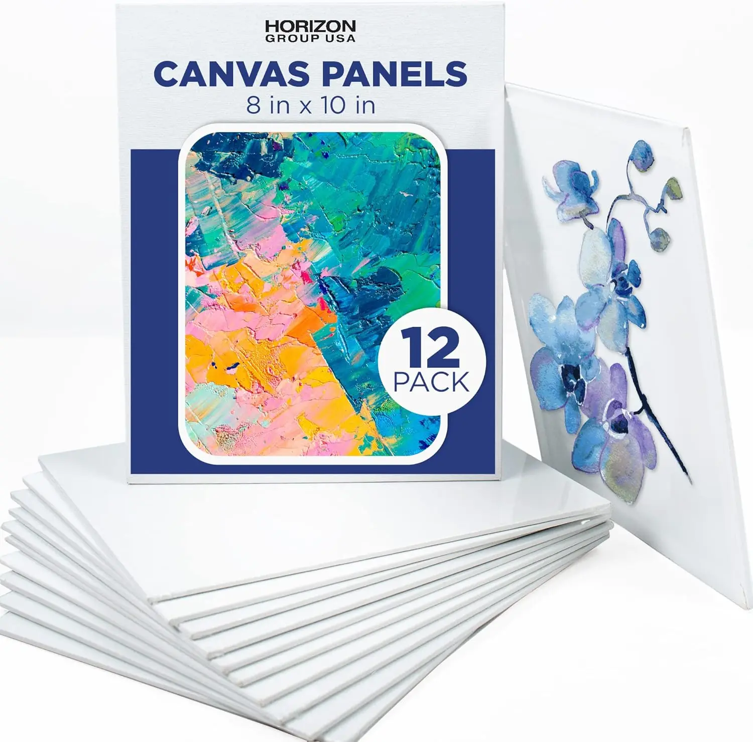 12 Pack 8x10 Inch Canvas Boards for Painting, Pre-Primed, Acrylic, Oil, Watercolor
12 Pack 8x10 Inch Canvas Boards for Painting, Pre-Primed, Acrylic, Oil, Watercolor