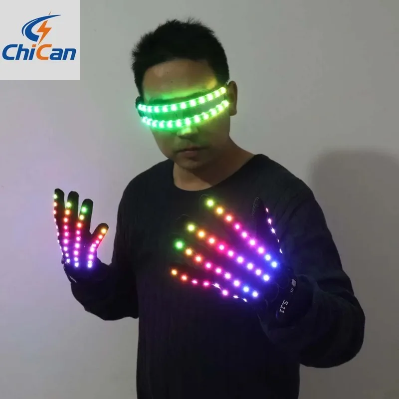 【Hot】LED Glow Gloves Rave Flashing Finger Lighting Glasses Light Up Glasses Rave Costume Party Decor DJ SunGlasses Halloween Dec
【Hot】LED Glow Gloves Rave Flashing Finger Lighting Glasses Light Up Glasses Rave Costume Party Decor DJ SunGlasses Halloween Dec