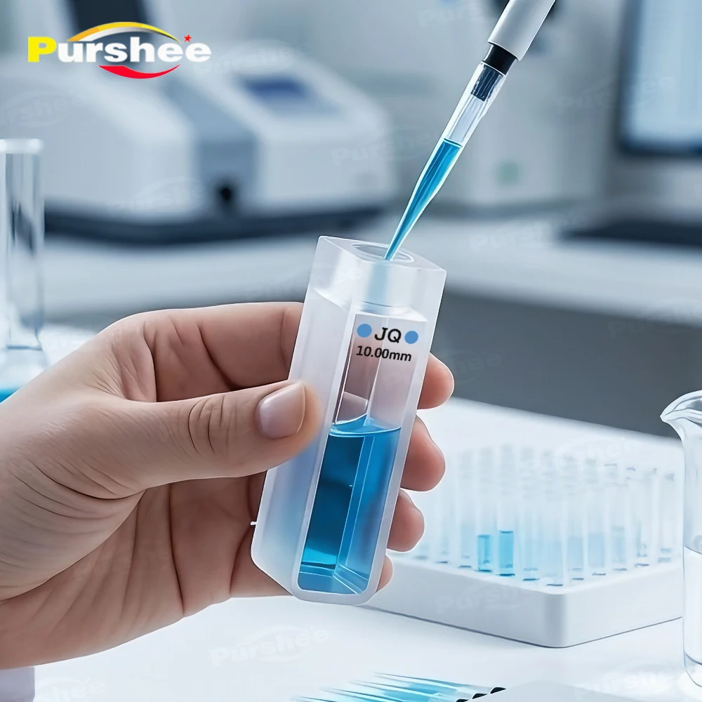 JGS1 Quartz Cuvette Cell 10mm Standard Path Length High Light Transmittance High Temperature Resistant For Laboratory Experiment
JGS1 Quartz Cuvette Cell 10mm Standard Path Length High Light Transmittance High Temperature Resistant For Laboratory Experiment