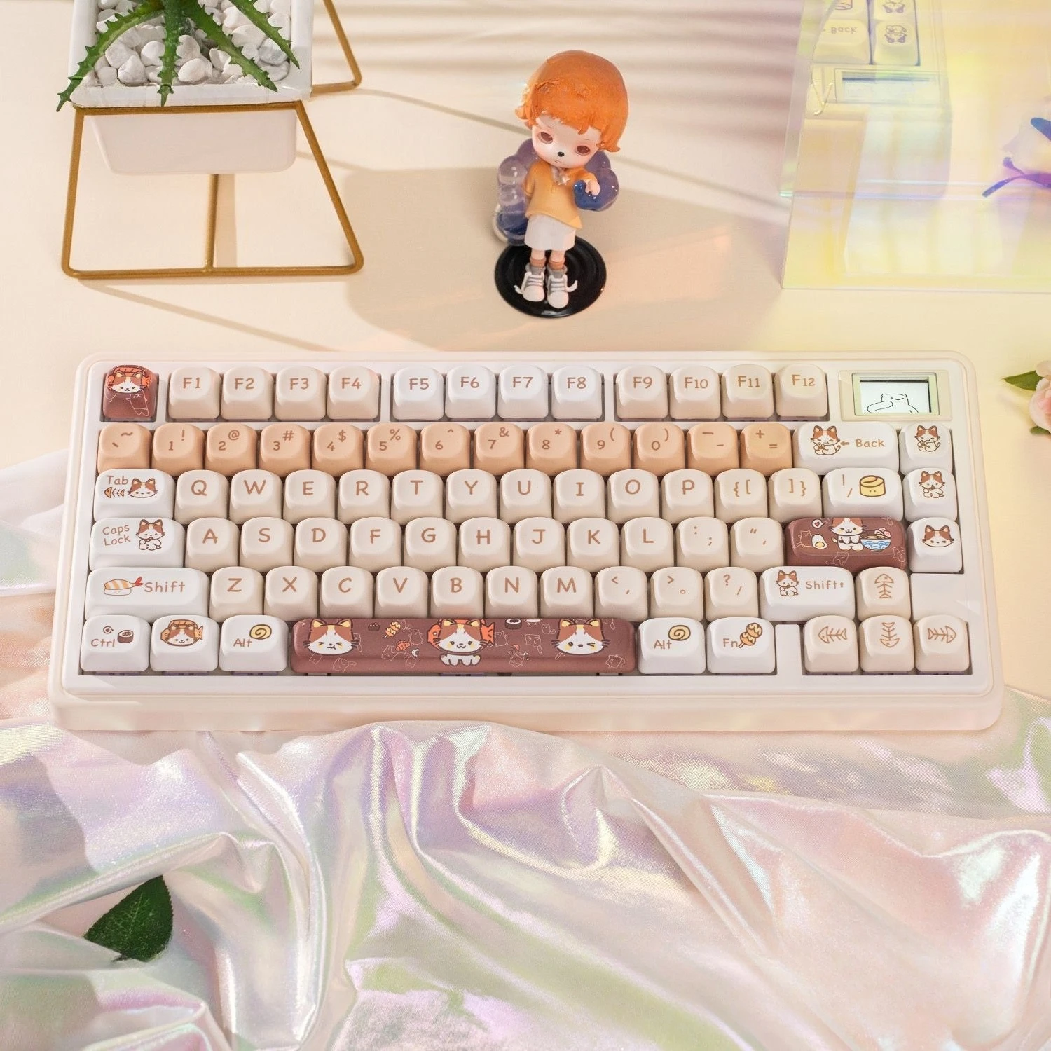 Kitten eats Japanese material theme PBT sublimation keycap MOA height matte opaque cross mechanical shaft universal
Kitten eats Japanese material theme PBT sublimation keycap MOA height matte opaque cross mechanical shaft universal