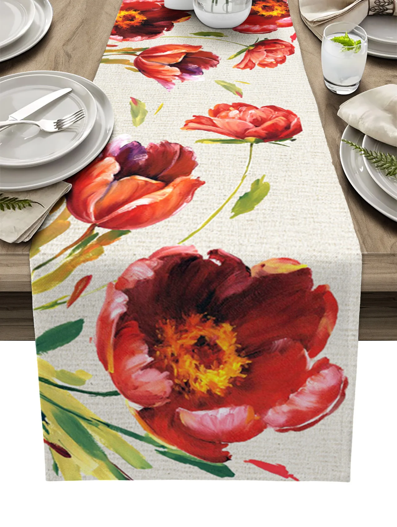 Beautiful Bright Floral Linen Table Runners Wedding Party Decoration Home Dining Table Runner Table TV Cabinet Accessories
Beautiful Bright Floral Linen Table Runners Wedding Party Decoration Home Dining Table Runner Table TV Cabinet Accessories