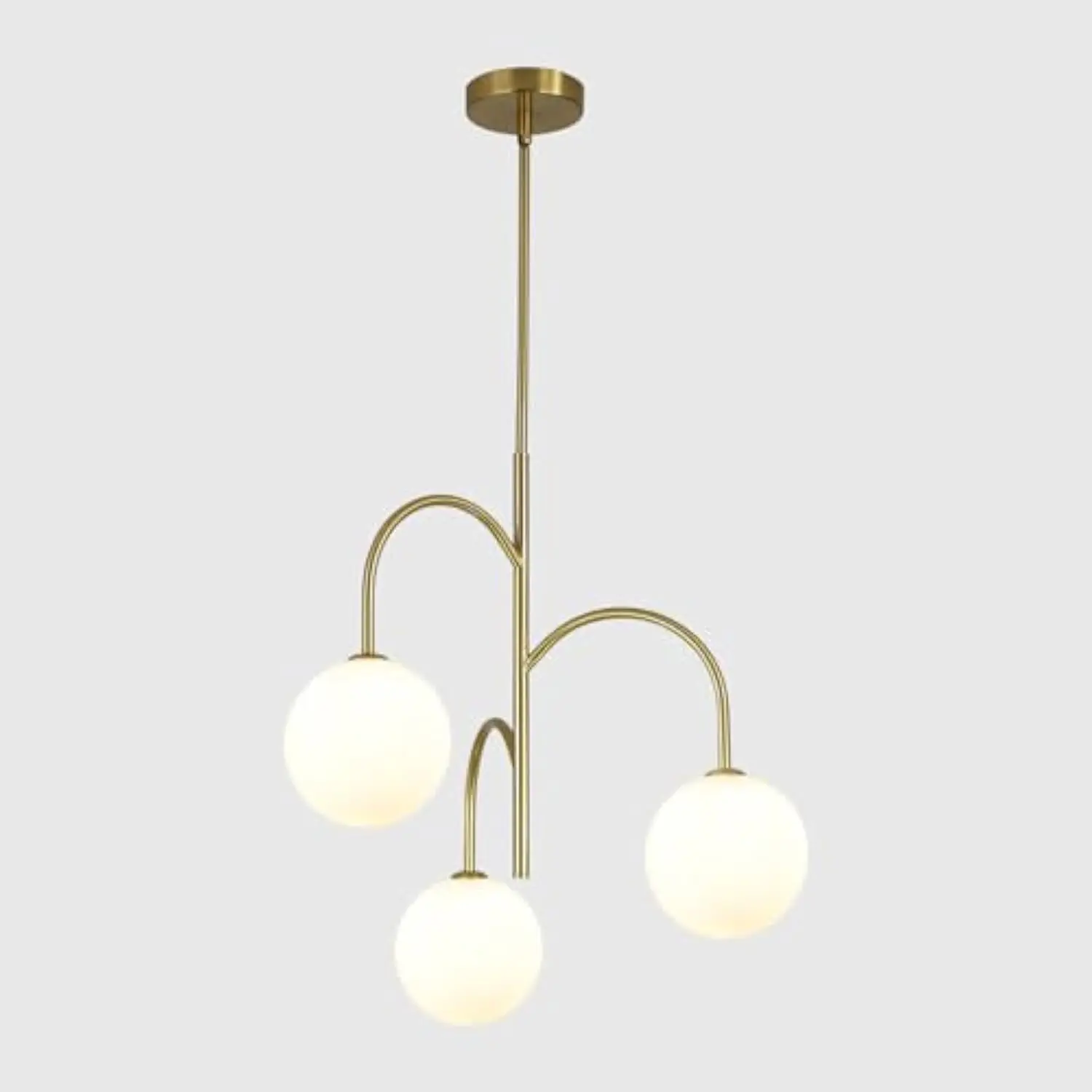 Mid Century Modern 3-Light Milk Glass Globe Chandelier Brass Gold Pendant Light Fixture Industrial Iron Ceiling Light Fixture f
Mid Century Modern 3-Light Milk Glass Globe Chandelier Brass Gold Pendant Light Fixture Industrial Iron Ceiling Light Fixture f
