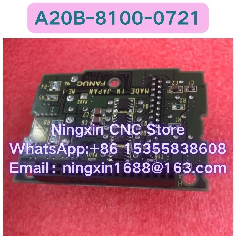 Second-hand A20B-8100-0721 circuit board Functional test OK Fast delivery
Second-hand A20B-8100-0721 circuit board Functional test OK Fast delivery