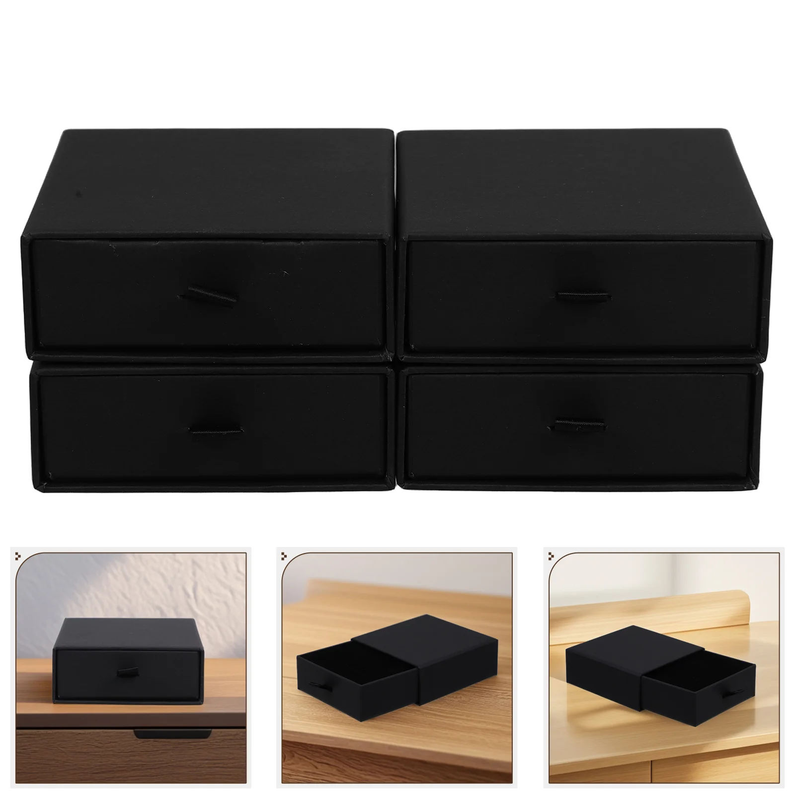 4pcs Earrings Boxes Necklace Case Square Wrapping Box Jewelry Packaging Boxes Paper Drawer Type Jewelry Box for Rings and Earrin
4pcs Earrings Boxes Necklace Case Square Wrapping Box Jewelry Packaging Boxes Paper Drawer Type Jewelry Box for Rings and Earrin