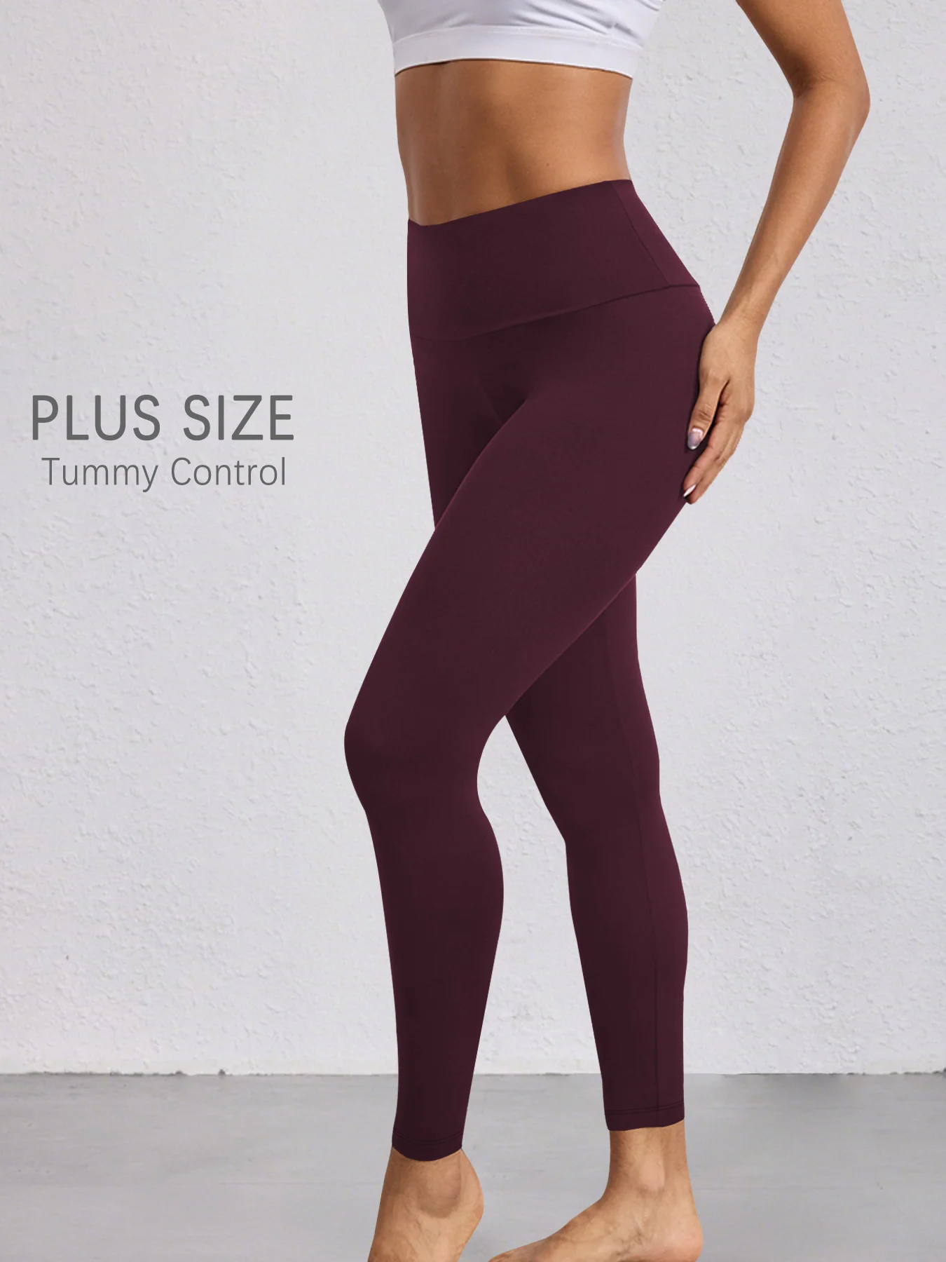 Plus Size Women's Leggings High Waisted - Super Soft Tummy Control Fabric Ideal for Yoga Running and Home Activities
Plus Size Women's Leggings High Waisted - Super Soft Tummy Control Fabric Ideal for Yoga Running and Home Activities