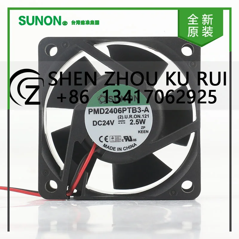 Оригинальный Sunon 5 В 12 В 48 В DC24 В 2,5 Вт AC EC 6025 60X60X25MM 6 см преобразователь частоты Maglev Тихий 2-проводной охлаждающий вентилятор PMD2406PTB3-A 
Оригинальный Sunon 5 В 12 В 48 В DC24 В 2,5 Вт AC EC 6025 60X60X25MM 6 см преобразователь частоты Maglev Тихий 2-проводной охлаждающий вентилятор PMD2406PTB3-A