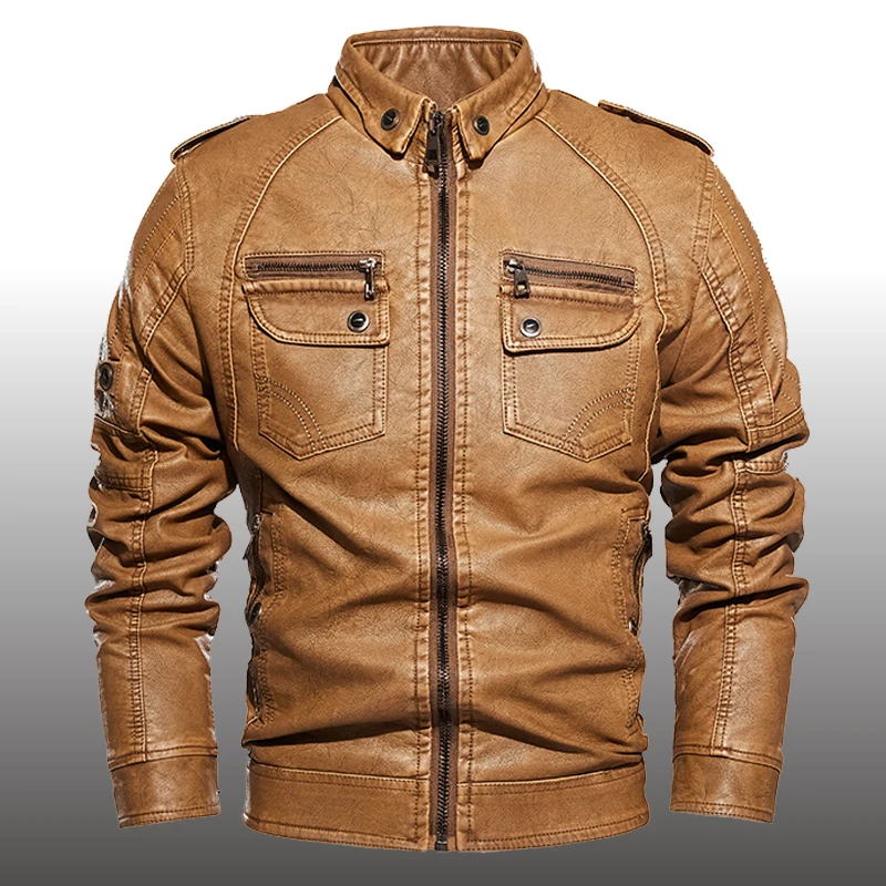Men's Winter Thick Fleece Motorcycle PU Leather Jacket Male Casual Windbreaker Ropa De Hombre Faux Leather Jacket Slim Warm Coat
Men's Winter Thick Fleece Motorcycle PU Leather Jacket Male Casual Windbreaker Ropa De Hombre Faux Leather Jacket Slim Warm Coat
