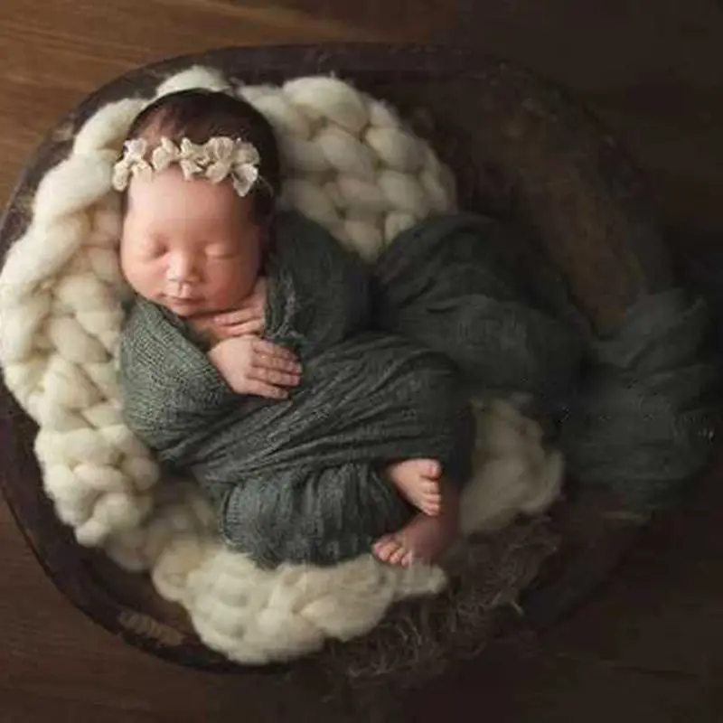 Stretch Knitting Baby Blanket Infant Photography Props Solid Color Newborn Photo Wraps Soft Accessories A2UB
Stretch Knitting Baby Blanket Infant Photography Props Solid Color Newborn Photo Wraps Soft Accessories A2UB