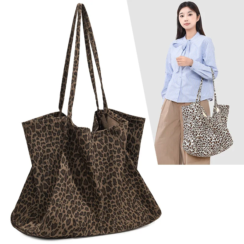 Versatile Vintage Leopard Shoulder Bags for Women Large Capacity Ladies Tote Shopping Bag Lightweight Portable Female Handbag
Versatile Vintage Leopard Shoulder Bags for Women Large Capacity Ladies Tote Shopping Bag Lightweight Portable Female Handbag