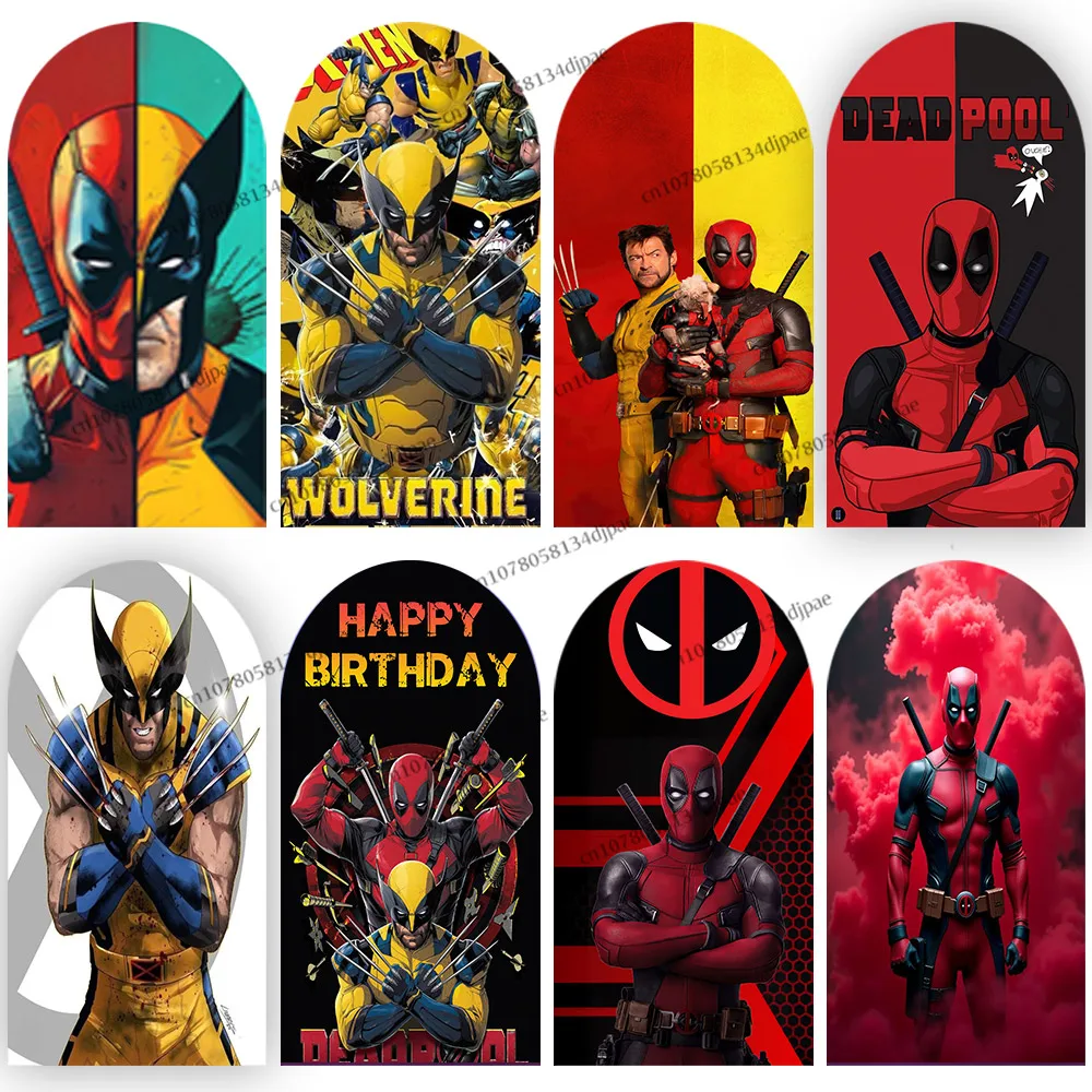 Deadpool and Wolverine Party Backdrop Kids Boy Birthday Baby Shower Background Arch Cover Decoration SuperHero Props Banner
Deadpool and Wolverine Party Backdrop Kids Boy Birthday Baby Shower Background Arch Cover Decoration SuperHero Props Banner