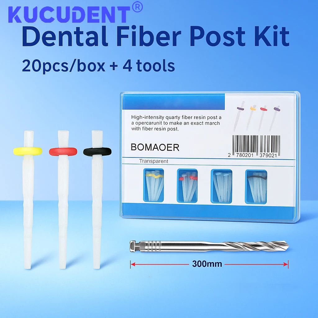 20Posts Dental Fibre Pile+4Drills Kit Straight Screw Quartz Glass Resin Post Root Canal Pile Canal Tooth Restorative Tools
20Posts Dental Fibre Pile+4Drills Kit Straight Screw Quartz Glass Resin Post Root Canal Pile Canal Tooth Restorative Tools