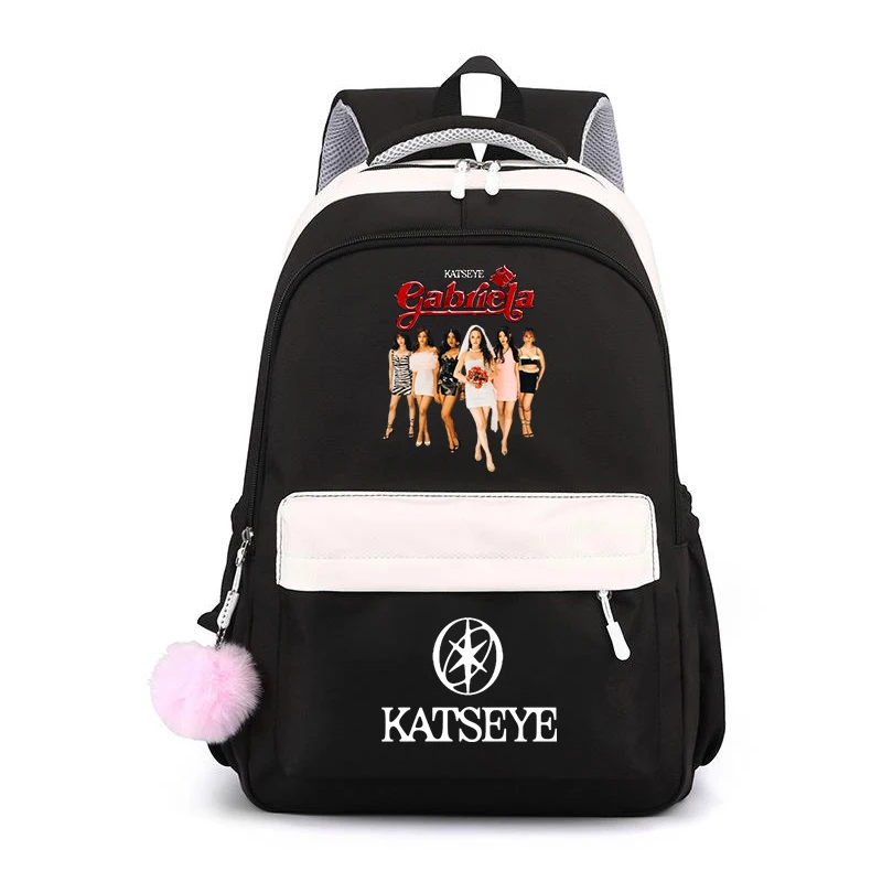 Katseye Gabriela Print Backpack Fashion Women Laptop Bag Teens Casual Rucksack Outdoor Travel Pack Students Schoolbag Fans Gift
Katseye Gabriela Print Backpack Fashion Women Laptop Bag Teens Casual Rucksack Outdoor Travel Pack Students Schoolbag Fans Gift