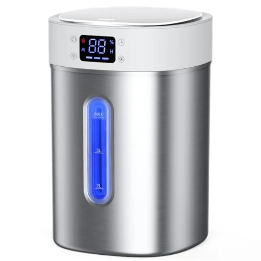 Humidifiers for Bedroom Large Room Baby, 4L Ultrasonic Cool Mist Humidifier, 304 Stainless Steel humidifiers, Auto Humidity Con
Humidifiers for Bedroom Large Room Baby, 4L Ultrasonic Cool Mist Humidifier, 304 Stainless Steel humidifiers, Auto Humidity Con