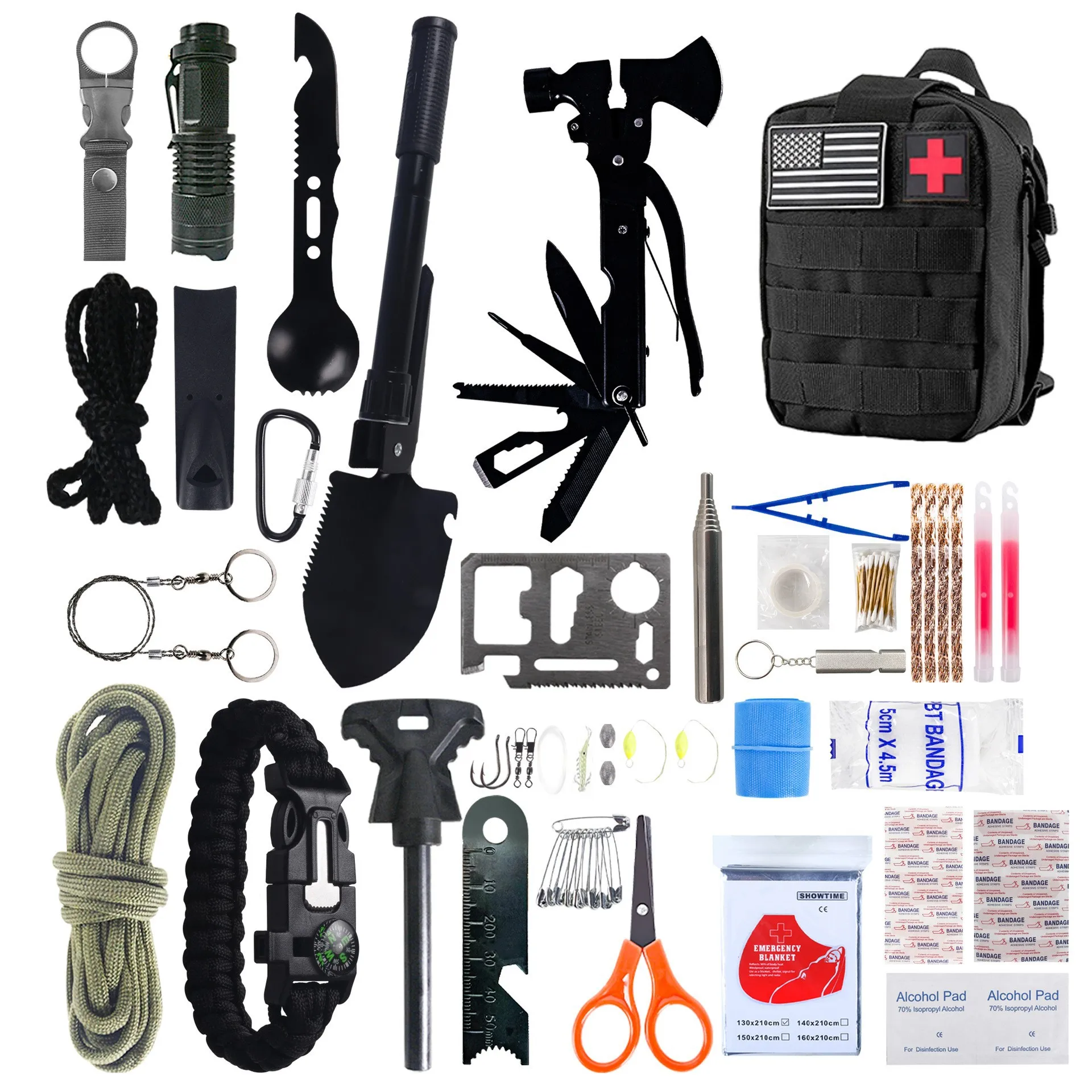 Survival Kit Gifts Christmas Men Women 251pcs Emergency Gear First Aid Kit Crossbody Bag Camping Earthquake Hiking Outdoor Metal
Survival Kit Gifts Christmas Men Women 251pcs Emergency Gear First Aid Kit Crossbody Bag Camping Earthquake Hiking Outdoor Metal