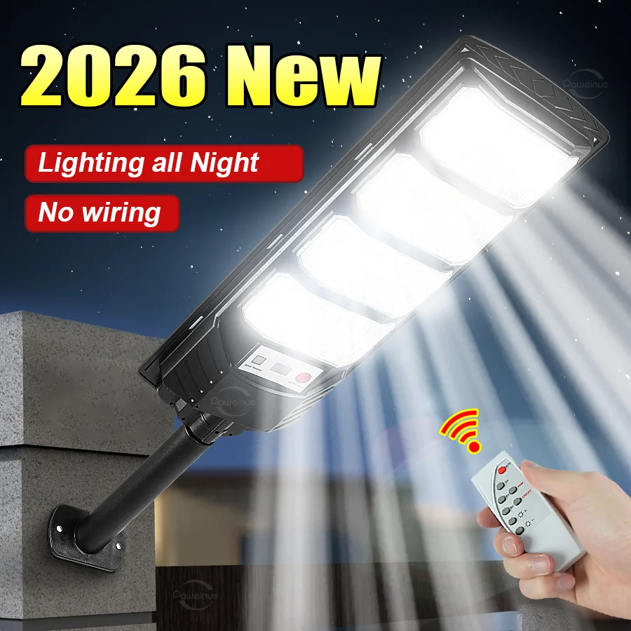 2026 LED Solar Outdoor Lamp All-night Lighting Motion Sensor Light Remote Control Solar Lamp Waterproof Street Wall Garden Light
2026 LED Solar Outdoor Lamp All-night Lighting Motion Sensor Light Remote Control Solar Lamp Waterproof Street Wall Garden Light