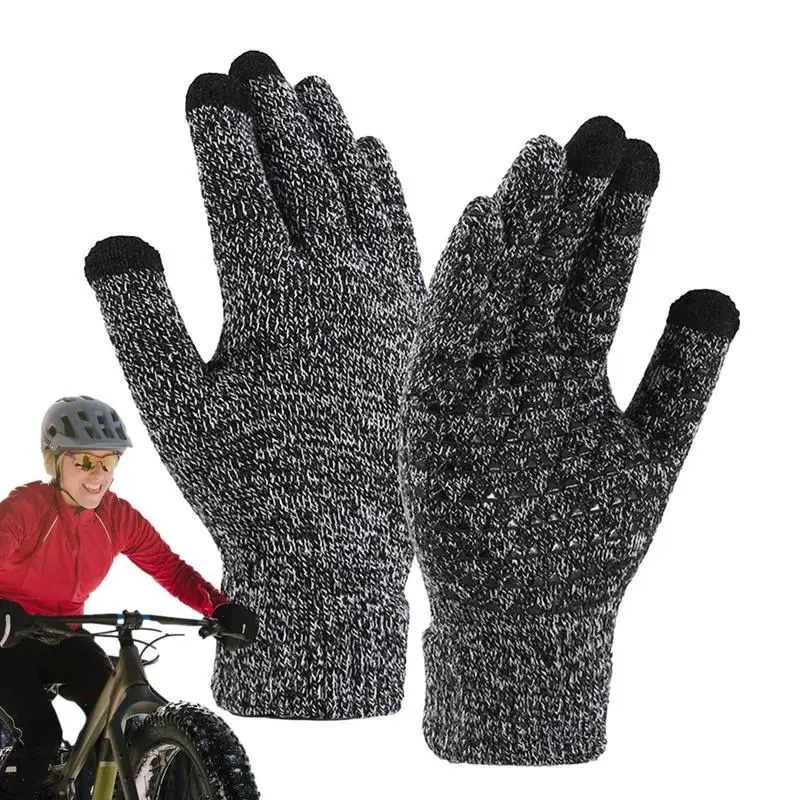 Winter Gloves Touchscreen Gloves Warm Velvet Knitted Non Slip Touch Screen Gloves Thickened Insulated Womens Winter Gloves
Winter Gloves Touchscreen Gloves Warm Velvet Knitted Non Slip Touch Screen Gloves Thickened Insulated Womens Winter Gloves
