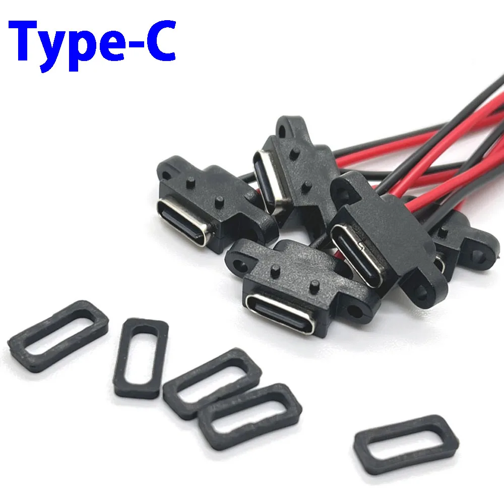 10pcs Type-C USB 3.1 Connector SMD SMT Welding Wire Female Waterproof Female Socket Rubber Ring High Current Fast Charging port
10pcs Type-C USB 3.1 Connector SMD SMT Welding Wire Female Waterproof Female Socket Rubber Ring High Current Fast Charging port