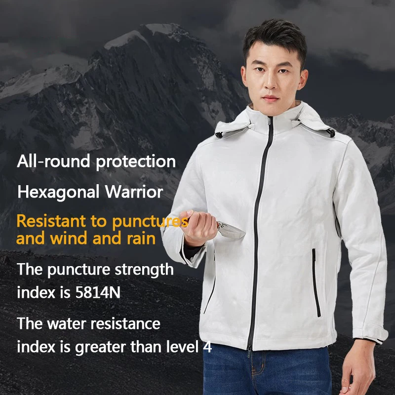 Anti-puncture suit, high-strength, wear-resistant, soft and flexible jacket, anti-cut coat, protective and fashionable coat
Anti-puncture suit, high-strength, wear-resistant, soft and flexible jacket, anti-cut coat, protective and fashionable coat