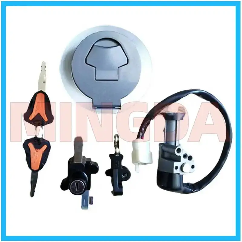 Комплект замка/переключатель зажигания/замок крышки топливного бака для версии Lifan Lf150-10s/10r/kpr150/kps200
Комплект замка/переключатель зажигания/замок крышки топливного бака для версии Lifan Lf150-10s/10r/kpr150/kps200