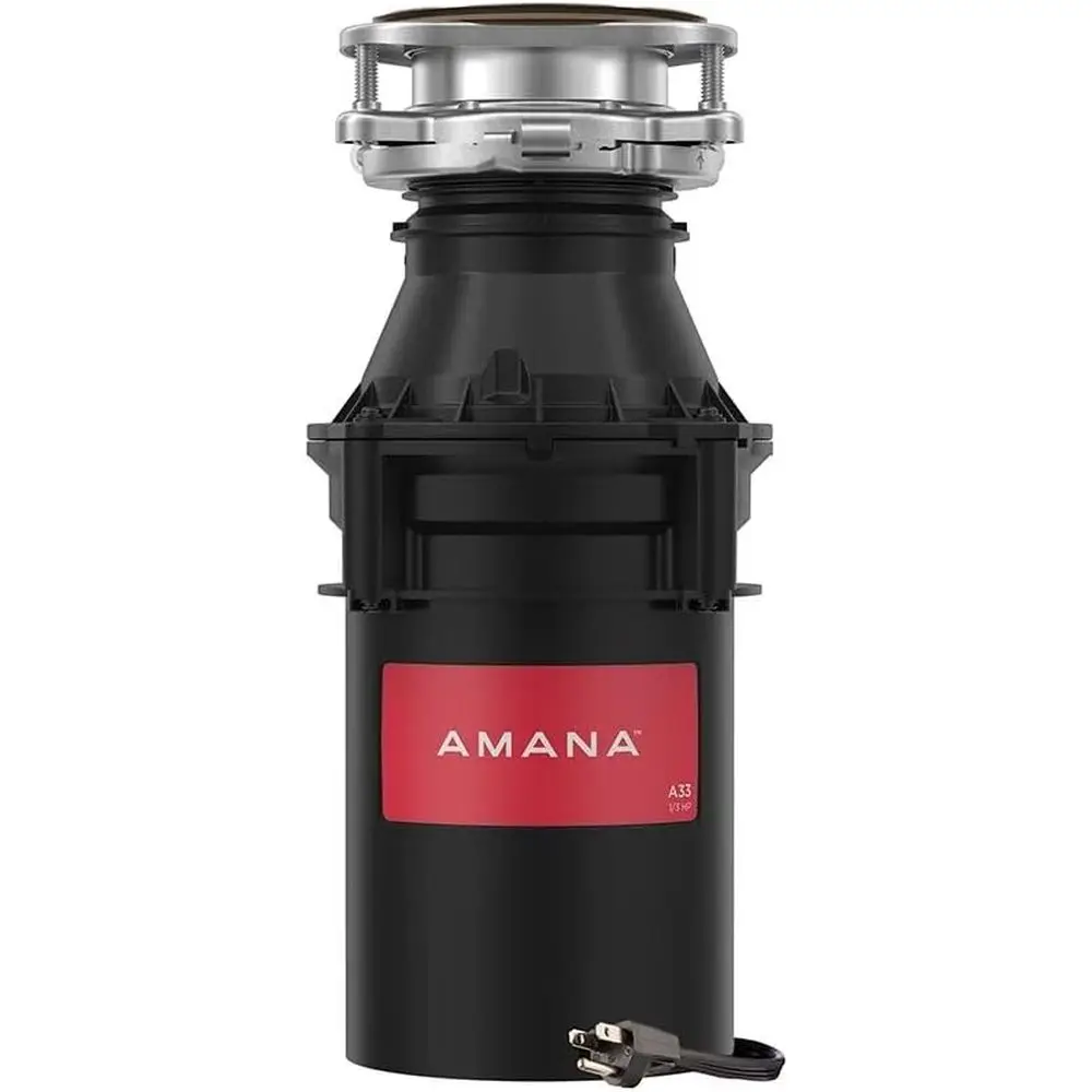 Kitchen Garbage Disposal with Power Cord, 1/3 HP Motor, Continuous Feed Waste Disposer
Kitchen Garbage Disposal with Power Cord, 1/3 HP Motor, Continuous Feed Waste Disposer