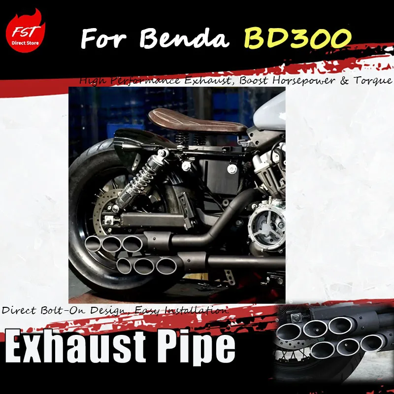 For Benda BD300, the 6-hole exhaust pipe accessory for the direct exhaust section at the rear end,Lossless Direct Installation
For Benda BD300, the 6-hole exhaust pipe accessory for the direct exhaust section at the rear end,Lossless Direct Installation