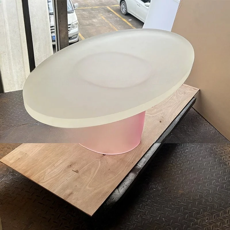 living room household small apartment Italian matte yellow acrylic oval creative coffee table modern simplicity
living room household small apartment Italian matte yellow acrylic oval creative coffee table modern simplicity