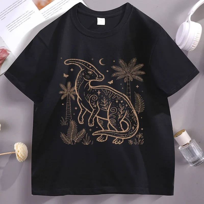 Vintage Botanical Dinosaur T-shirt Pullover Cotton Short Sleeve Round Neck T Shirt Vintage Breathable Casual Tees Streetwear
Vintage Botanical Dinosaur T-shirt Pullover Cotton Short Sleeve Round Neck T Shirt Vintage Breathable Casual Tees Streetwear