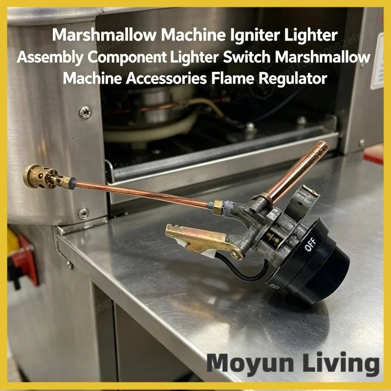 Marshmallow Machine Igniter Lighter Assembly Flame Regulator Switch Replacement Part for Cotton Candy Maker Accessories
Marshmallow Machine Igniter Lighter Assembly Flame Regulator Switch Replacement Part for Cotton Candy Maker Accessories