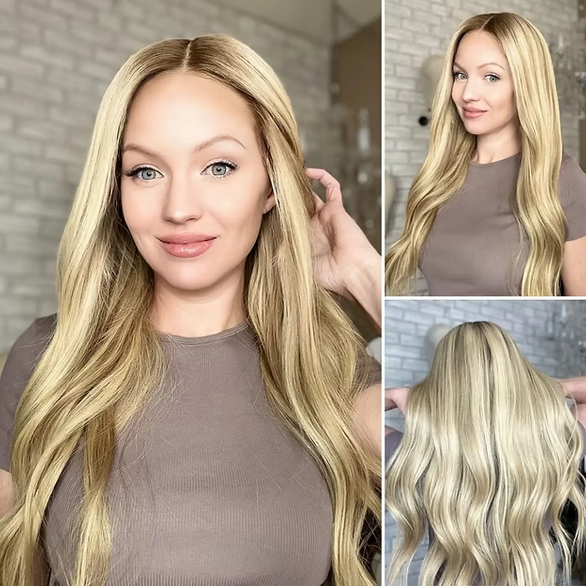 Мягкие 28-дюймовые светло-русые теневые корни Бесклеевые парики Синтетические волосы 13*4 HD Термостойкое волокно 180% Парик премиум-класса высокой плотности
Мягкие 28-дюймовые светло-русые теневые корни Бесклеевые парики Синтетические волосы 13*4 HD Термостойкое волокно 180% Парик премиум-класса высокой плотности