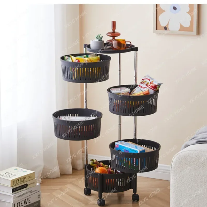 Trolley Organizer Auxiliary Cart With Wheels Kitchen Floor Multilayer Vegetable Storage Shelf Rack Household Fruit Plastic Black
Trolley Organizer Auxiliary Cart With Wheels Kitchen Floor Multilayer Vegetable Storage Shelf Rack Household Fruit Plastic Black