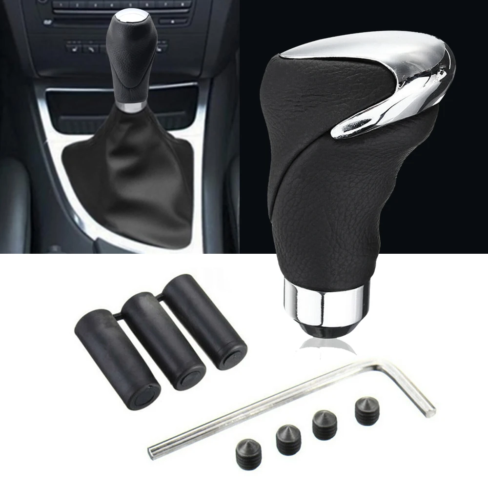 Universal Genuine Leather Auto Accessories Manual/Automatic Car Shift Knob Gear Stick Shifter
Universal Genuine Leather Auto Accessories Manual/Automatic Car Shift Knob Gear Stick Shifter