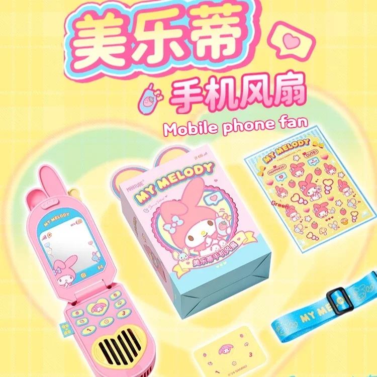 New Sanrio Anime Figures Kawaii Kuromi My Melody Mobile Phone Fan Handheld Charging Fan Cute Summer Fan Birthday Gift For Girls
New Sanrio Anime Figures Kawaii Kuromi My Melody Mobile Phone Fan Handheld Charging Fan Cute Summer Fan Birthday Gift For Girls