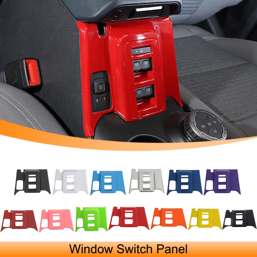 Car Window Switch Panel Decoration Protection Cover Trim Sticker for Ford Bronco 2021 2022 2023 2024 4-Door Interior Accessories
Car Window Switch Panel Decoration Protection Cover Trim Sticker for Ford Bronco 2021 2022 2023 2024 4-Door Interior Accessories